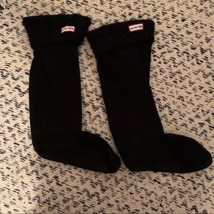 Hunter Black Cable Knit Boot Inserts Size L